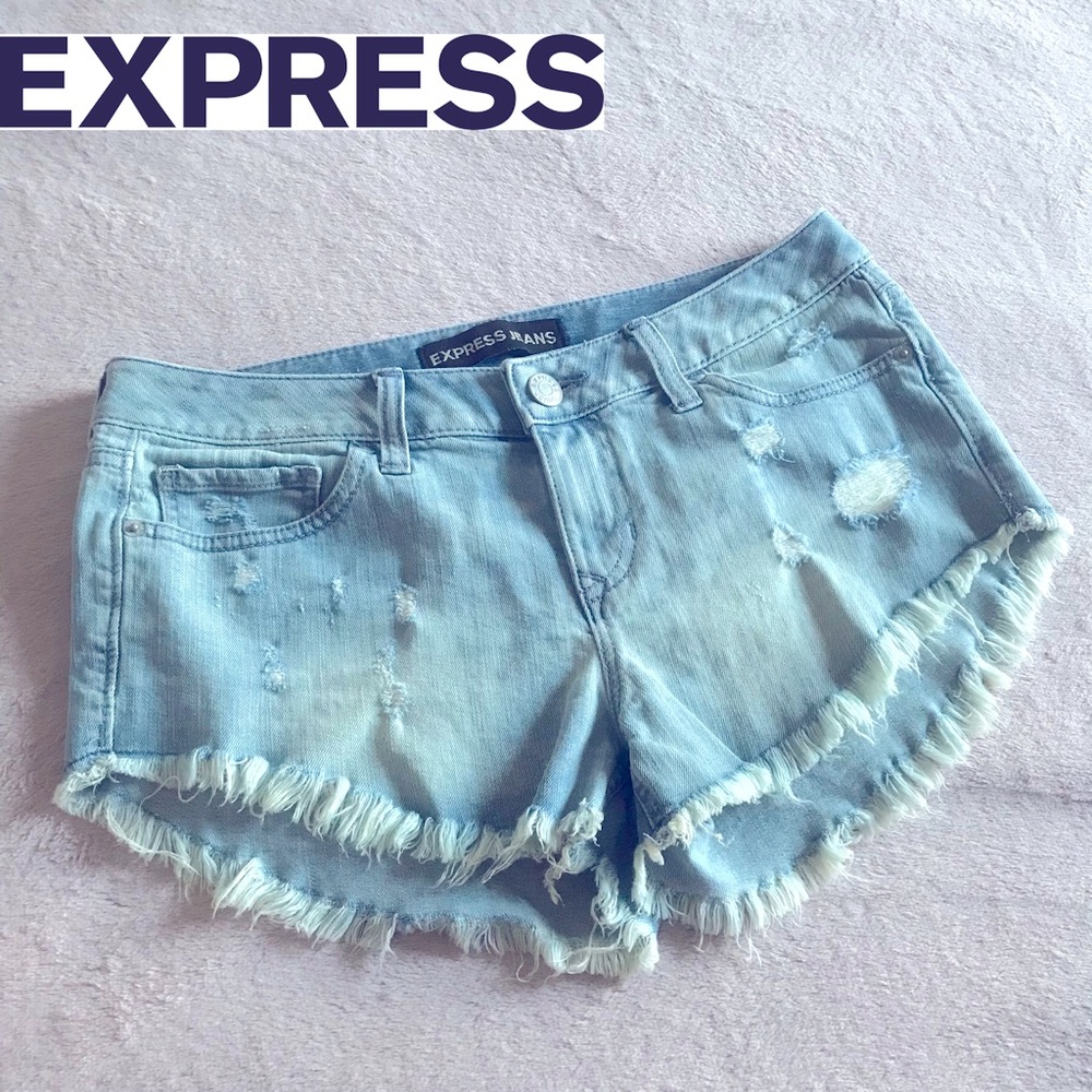 Express jean shorts